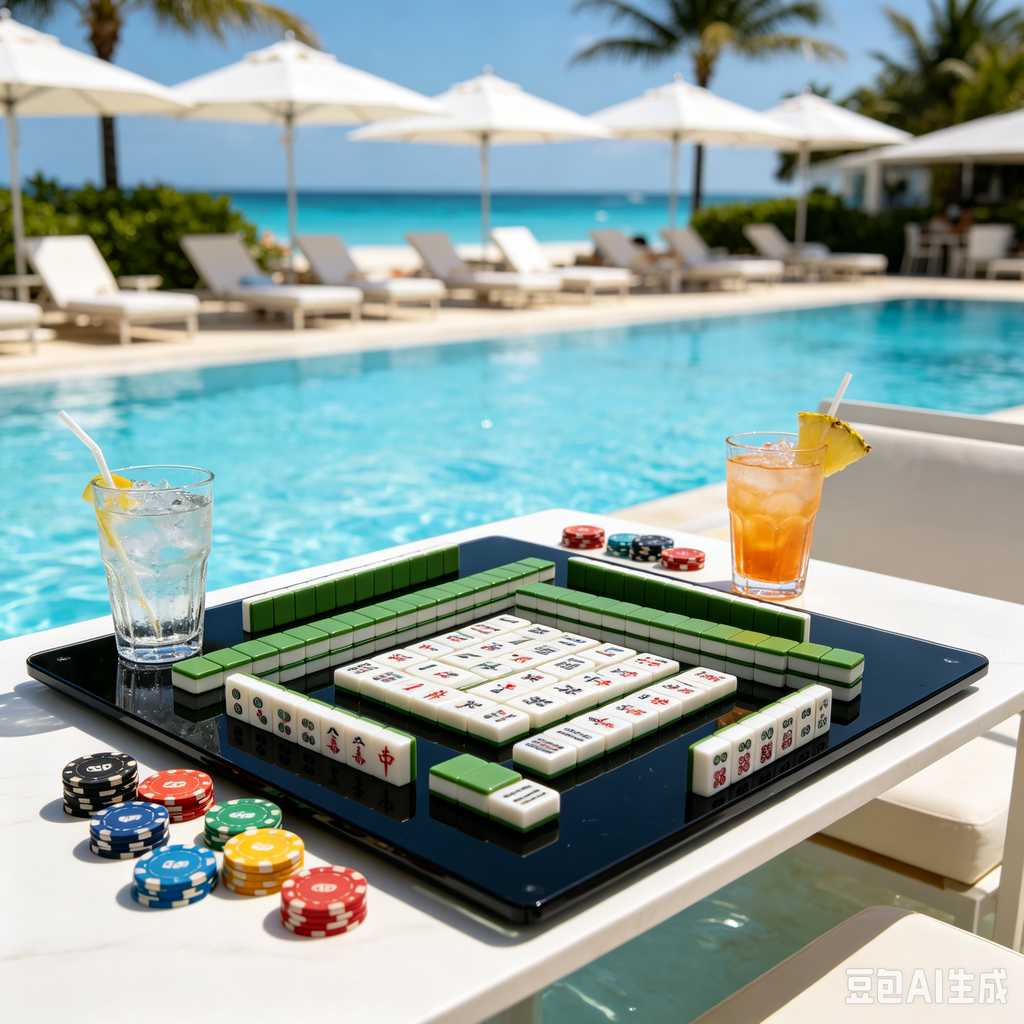 mahjong set with storage case